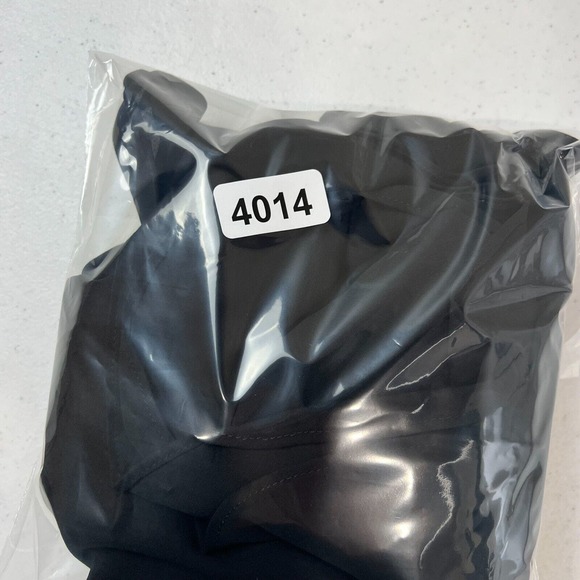 NSR Cheri Dress Size Small Black Short Sleeve Ruffle Trim Chiffon V Neck USA NWT - Picture 12 of 12